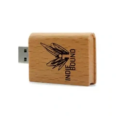 Kitap Şeklinde Ahşap USB Bellek